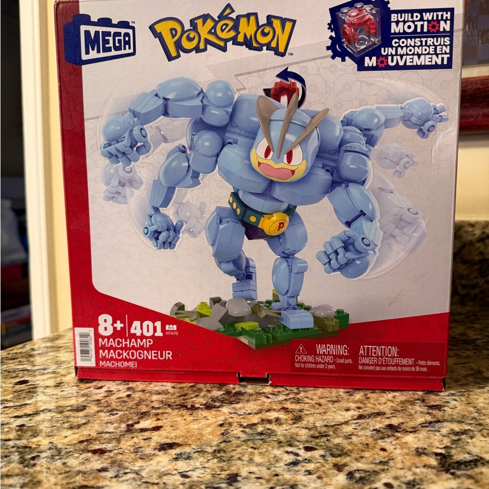 Mega Pokémon Machamp Building Set - Blue